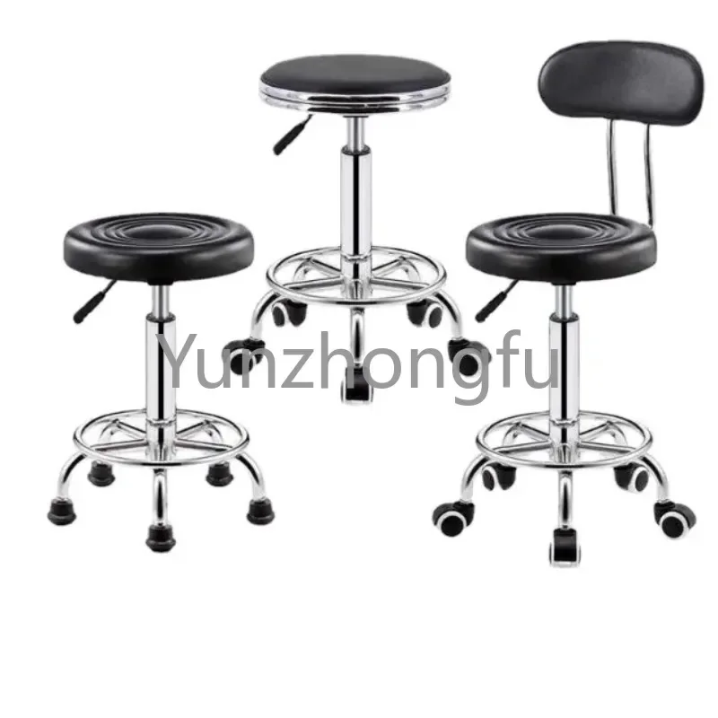 

Cheap Price Height Adjustable Hydraulic Bar Stool Movable Salon Beauty Stools