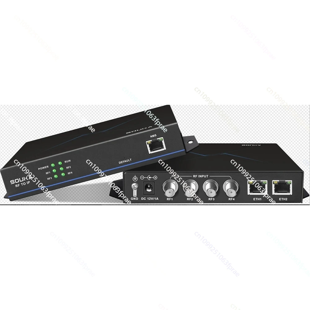 

DVB-C DVB-T T2 ATSC DVB-S2 to IP Tuner Receiver Encoder RF to UDP RTP RTMP HTTP HLS RTSP SRT 4-way Tuner to IP