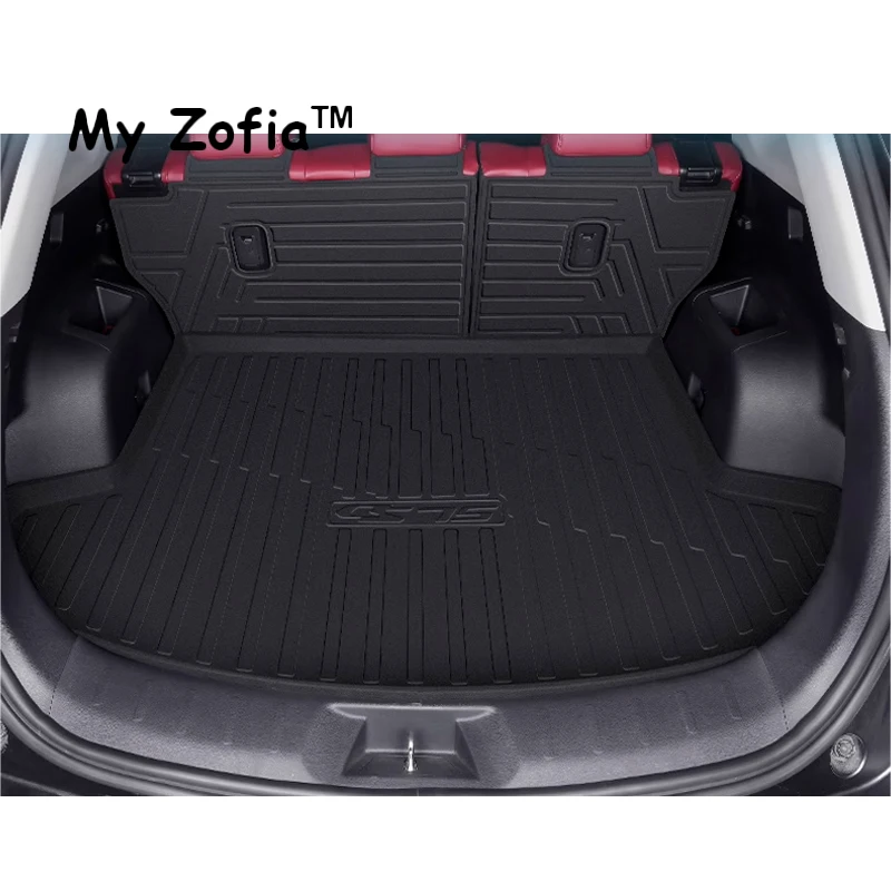 TPE Trunk Mat For Changan CS75 Plus Gen III 2025 2026 Car All Weather Anti-Slip Floor Liners Cargo Trunk Mat Carpet Accessories