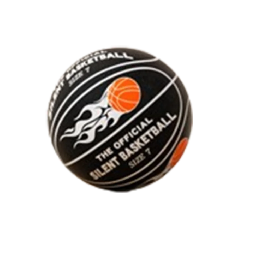 21cm/24cm Silent Bouncing Basketball High Elasticity Removable Zippered Indoor Training Quiet Ball Soft High Density Foam