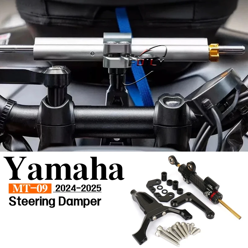 

Motorcycle Accessories Stabilizer Steering Damper Mounting Bracket Kit Damper Kit For Yamaha MT-09 MT09 MT 09 mt09 2024 2025