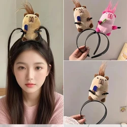 Capibara Hair Decor Capybara Headband Birthday Gift Combing Freak Toy Gift for Kids Hair Decoration Accessories Party Supplies