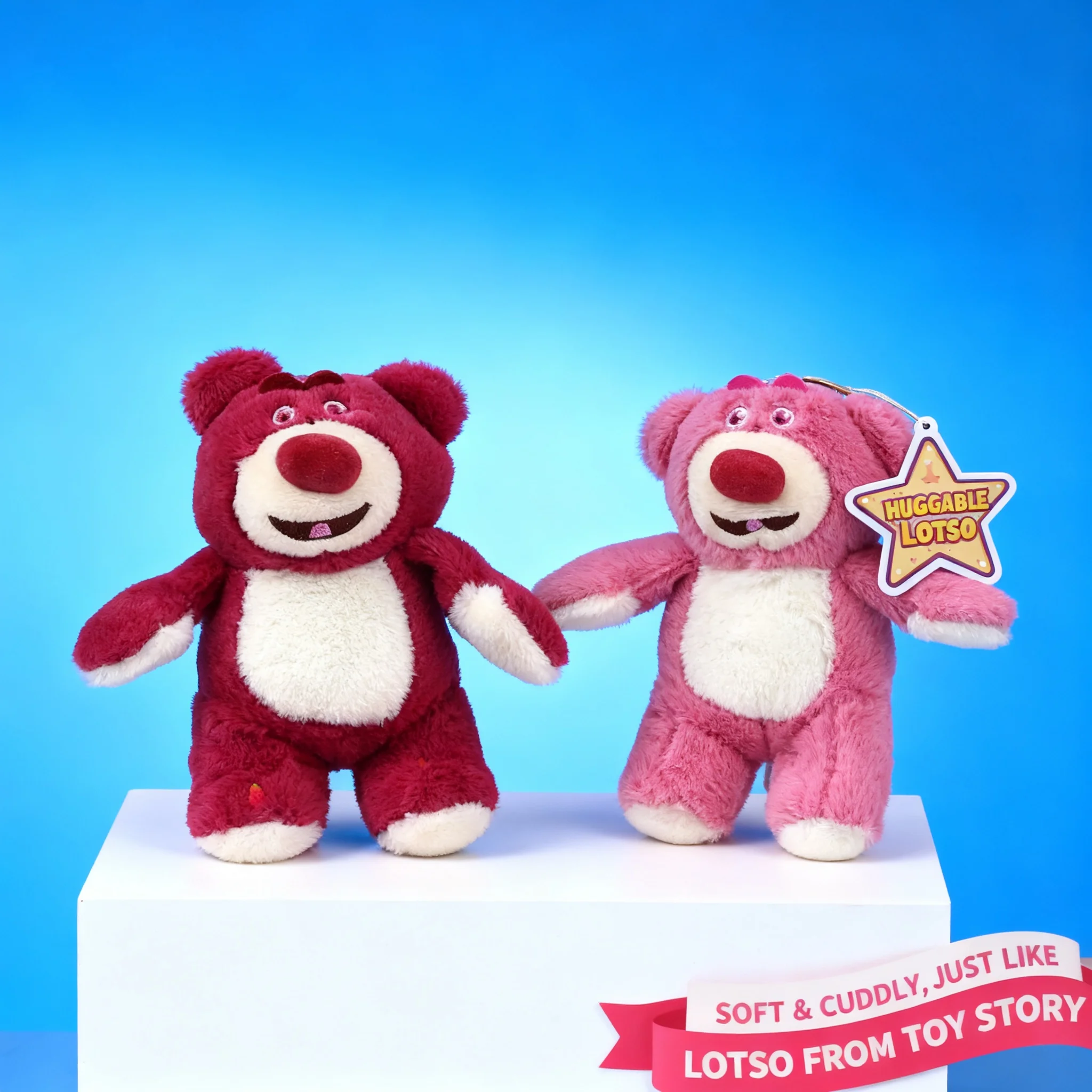 

Strawberry Bear Plush Keychain Cute Teddy Keyring Doll Toy Bag Accessory Backpack Charm Claw Machine Stuffed Animal Soft Toy