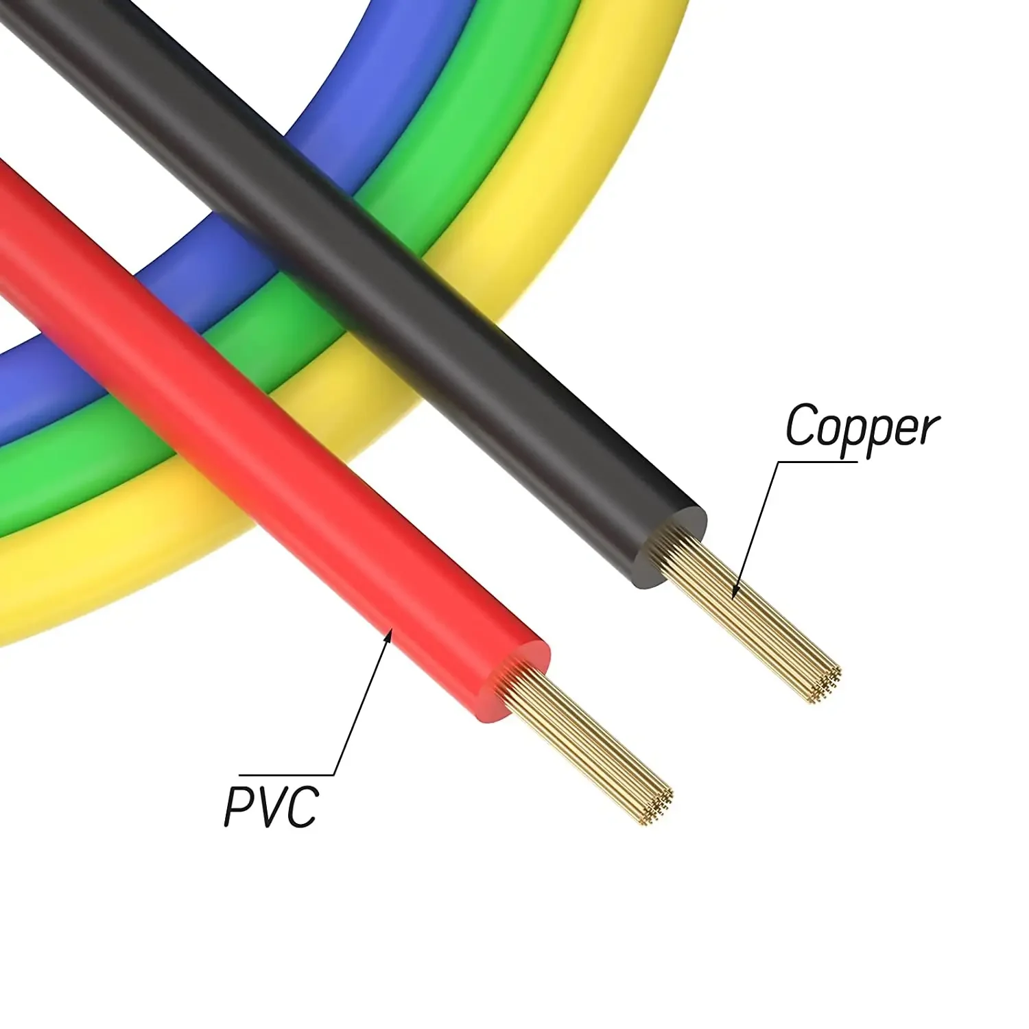 Cleqee P1036 1 компл. 5 шт. 1 м 4 мм банан Banana Plug Тесты кабельный ввод для мультиметр 5 цветов