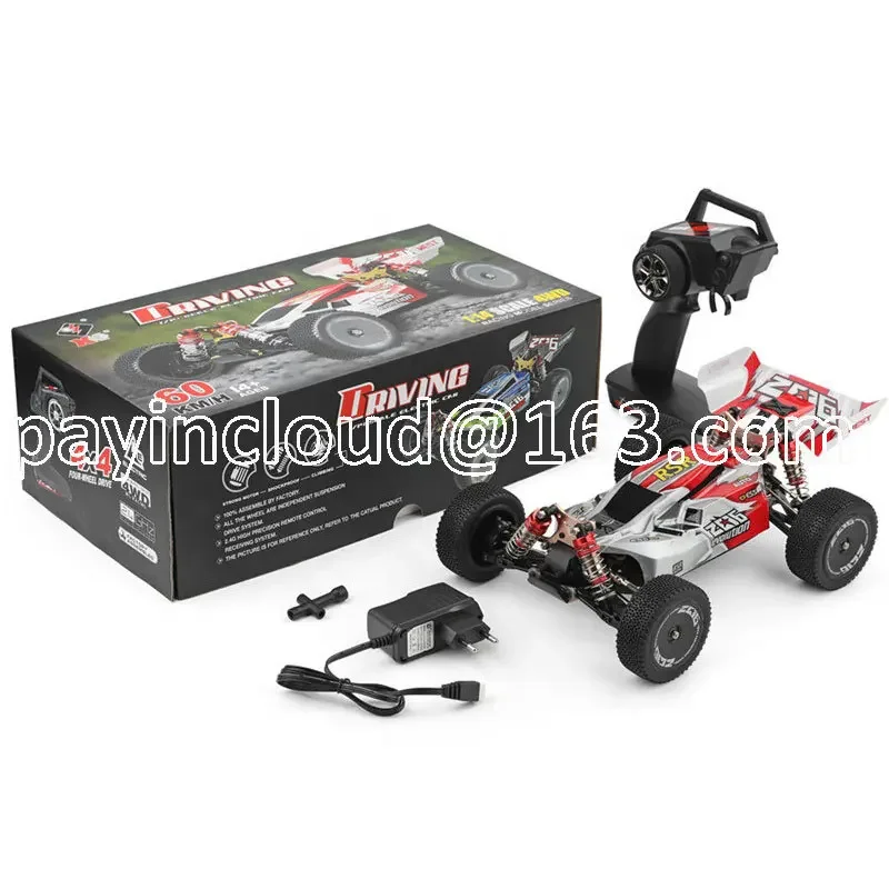 

144001 Rc Car 4WD Alloy 60km/h High Speed Rc Bbuggy Car Model Vehicle 144001