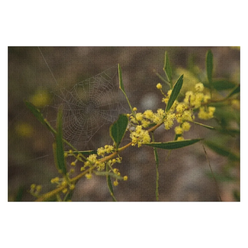 Wattle and Spider Web Jigsaw Puzzle Scale Motors Customizable Child Gift Personalized Gifts Novel Toys For Children 2022 Puzzle