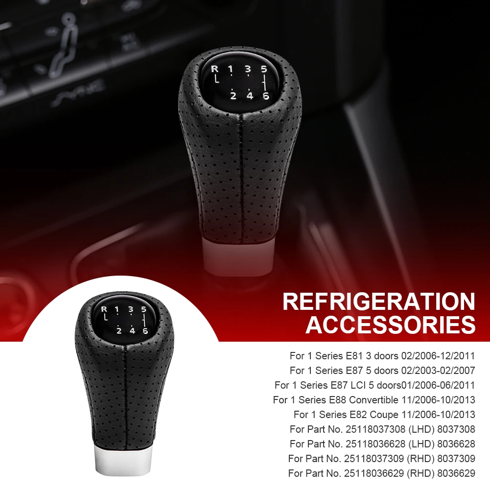 Auto Gear Bar Knob Head 5/6 Speed Car Gear Shift Knob 25118037305 Transmission Shifter Knob 8037305 for BMW 3 Series E92/E93/LCI