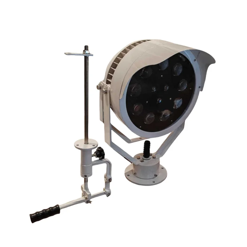 

Rechargeable IP66 Waterproof Revolable Lighting Halogen Bulb Aluminum Remote Control Marine Spotlight