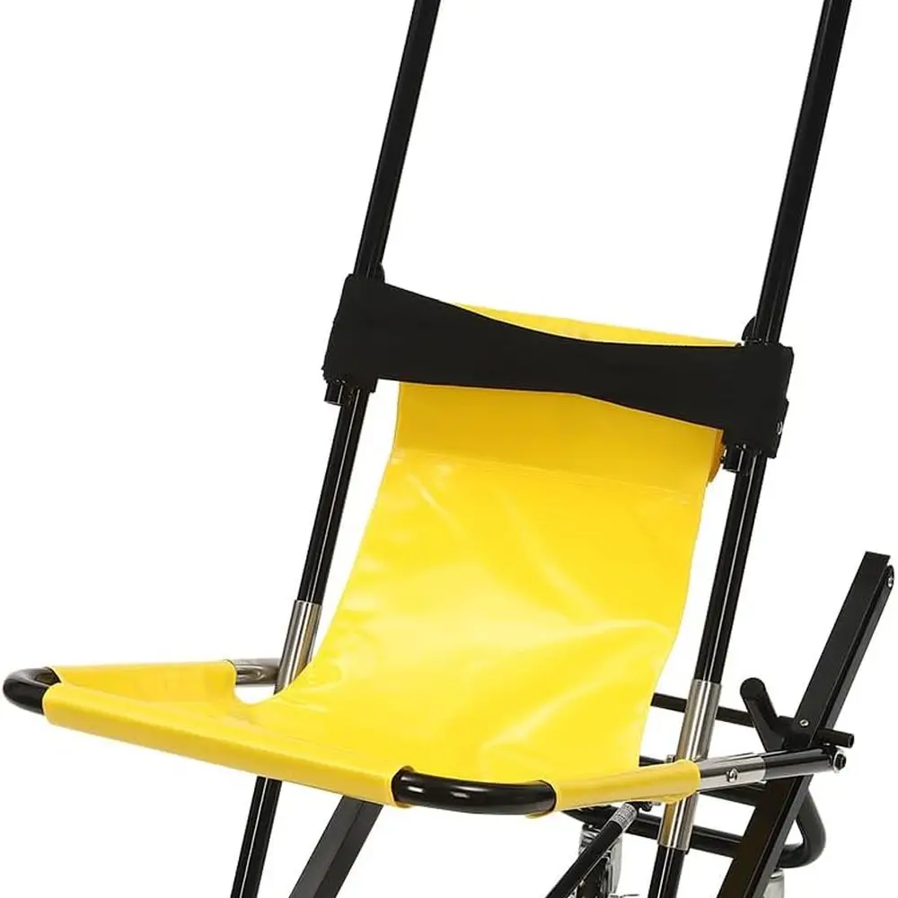 كرسي تسلق السلالم المحمول القابل للطي لكبار السن، سعة 350 رطل، كرسي متحرك للنقل للاستخدام اليومي والإخلاء في حالات الطوارئ