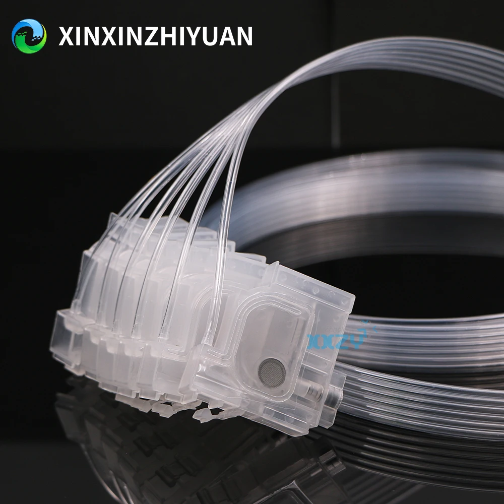 L1800 DTF เครื่องพิมพ์ D amper สำหรับ Epson L800 L1455 L801 L810 L201 Eco-ตัวทำละลายเครื่องพิมพ์ L1300รถเทชุดแปลงท่อกรอง