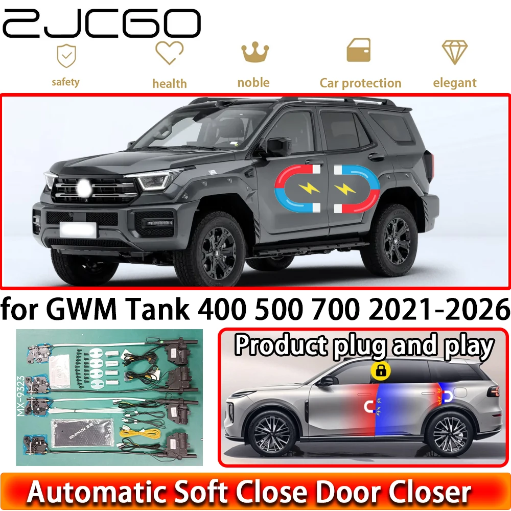 

for GWM Tank 400 500 700 2021-2026 OEM Soft Close Door Kit Power Closing Latch System Auto Pull Door Easy Close Plug & Play