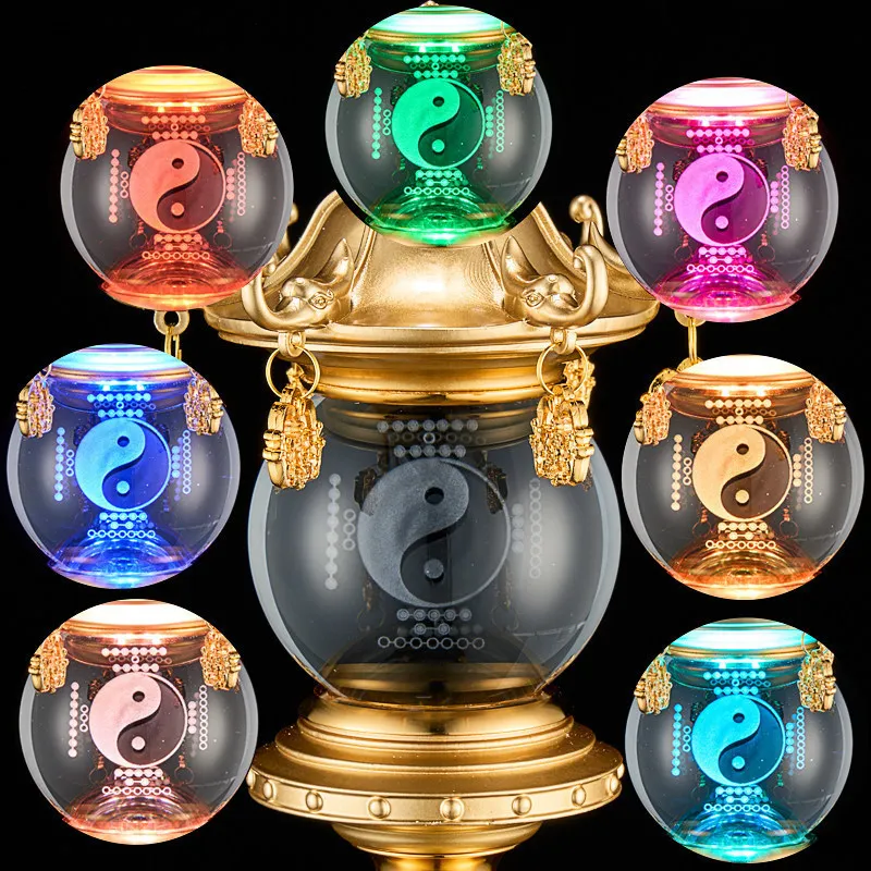YFY  crystal lotus buddha offering ornament, taoist immortal everlasting offering, wealth god offering buddha ornament