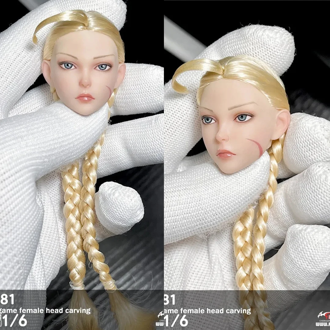 

Fire Girl Toys 1/6 FG081 Video Game Girl Head Sculpt Carving Model Fit 12'' Female Whitening Action Figure Body