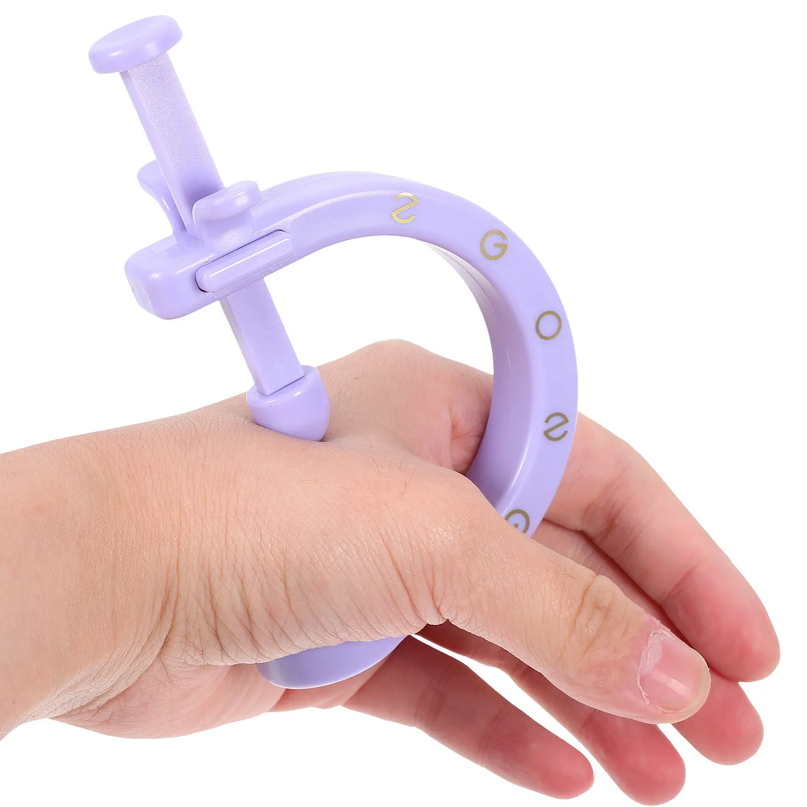 

1 шт. портативный массажер для точечного массажа стоп и ладоней, эргономичный дизайн, прочный ручной массажный прибор, легкий вес.