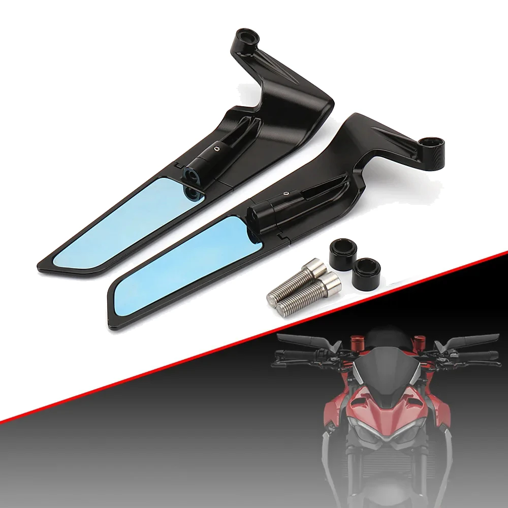 The New Motorcycle Accessory is suitable for Ducati Monster 937 Arcade Machine V4CNC Side View Mirror And Wing Side View Mirror