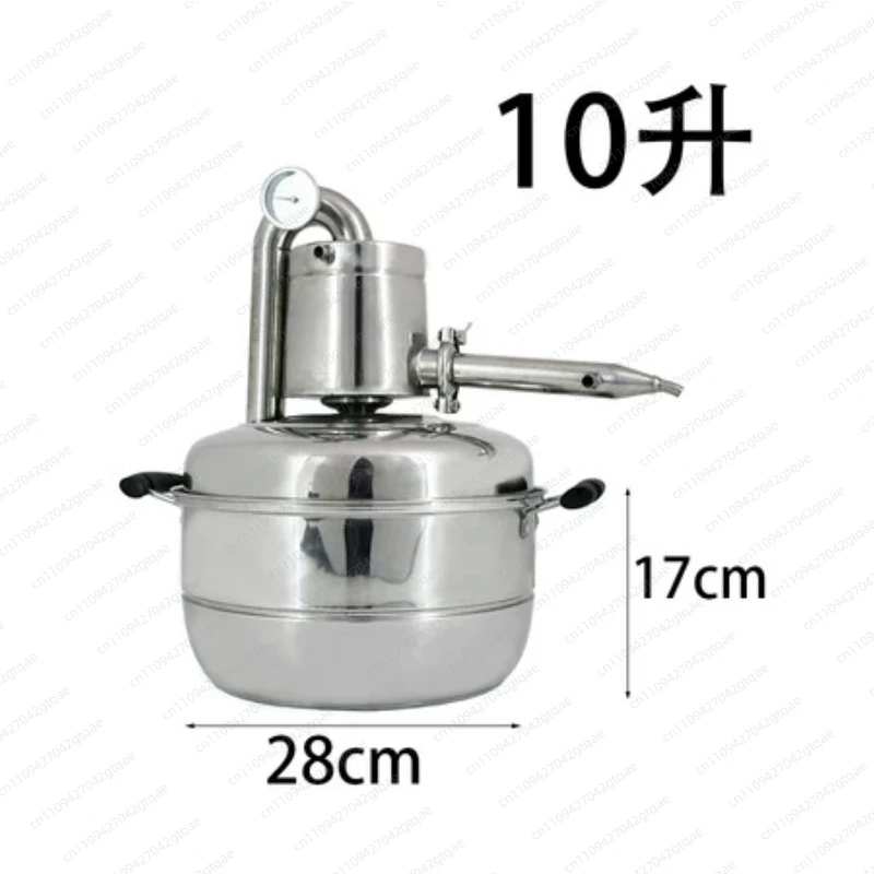 Alcohol Distiller Moonshine High Quality Stainless Steel 10L Home Use Still Brewing Winemaking Make Wine Brewing Equipment