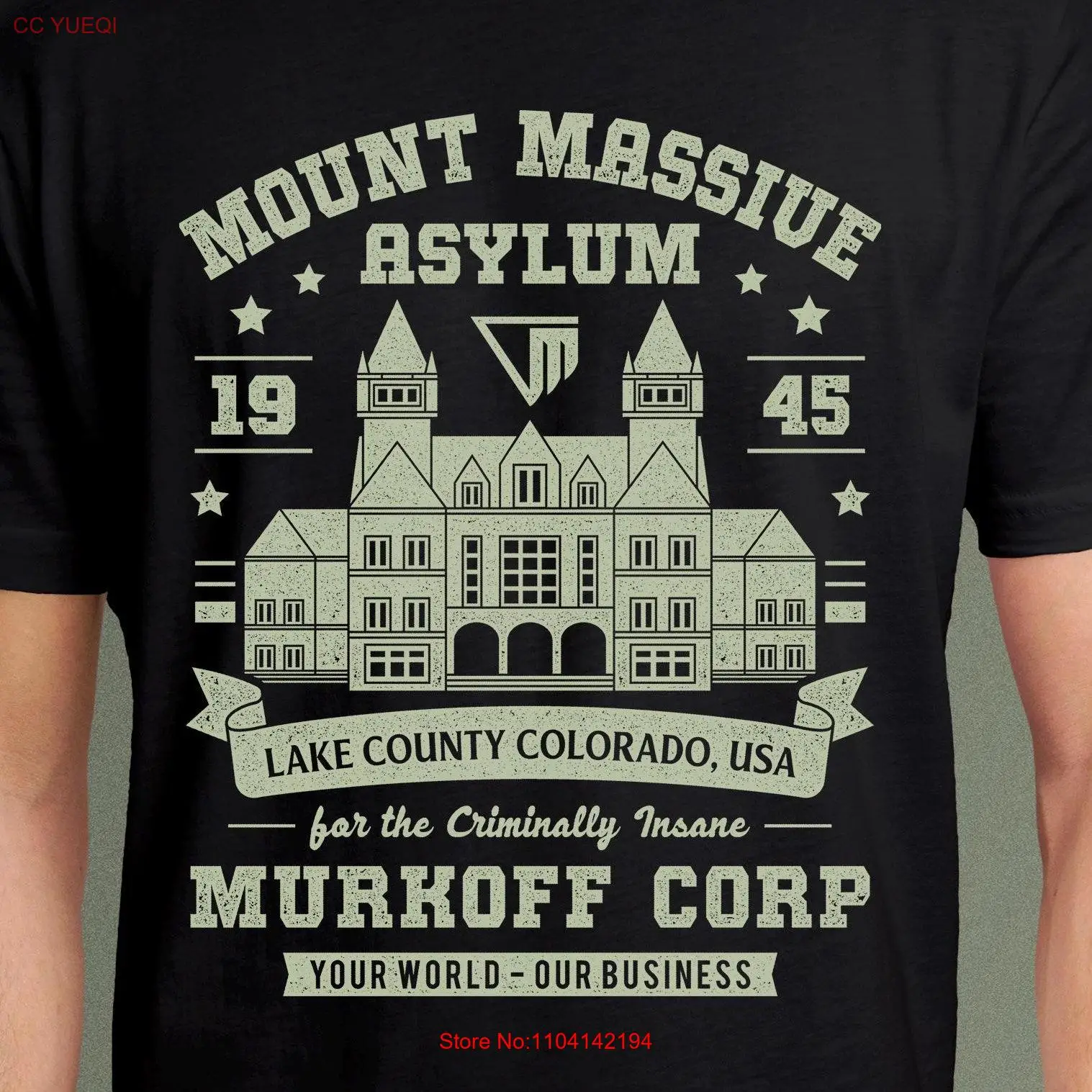 Mount Massive Asylum Vintage T Shirt Outlast Video game Gaming Gamer The Trials Murkoff Corporation long or short sleeves