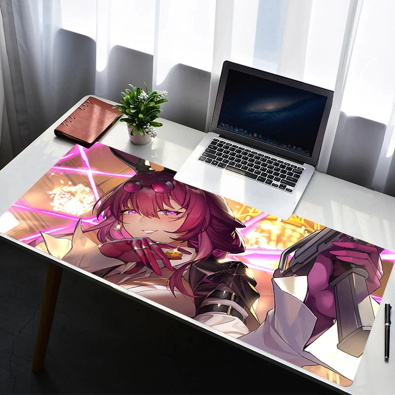 

Mouse Pad Laptop Non Slip Extended Desktop Mouse Mat PC Anime Keyboard Pad Gaming Accessories H-honkai Star Rail Kafka Mousepad