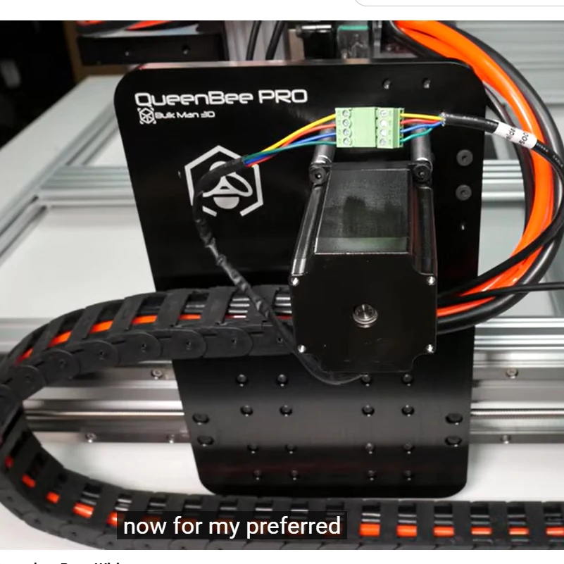 BulkMan3D QueenBee PRO 4-Axis CNC Router Full Kit GRBL Control Dual Linear Rails CNC Engraving Machine for Wood Metal Acrylic