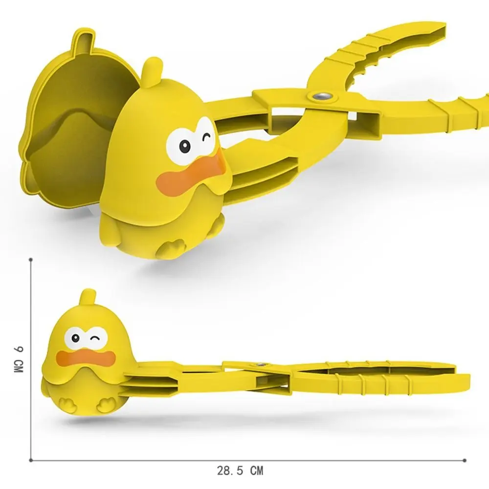 Funny PP Snowball Clip Cartoon Multi-shape Snowball Maker Snowball Tool Kids Toys Snow Grasping Clamps Winter
