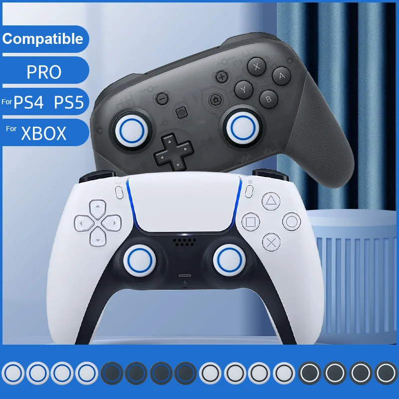 4 stücke Weiche Silikon Thumb-Stick Griffe Kappe Für PS4 PS5 PRO für Xbox Serie S X Joystick-Taste Abdeckung schutz Gaming Zubehör