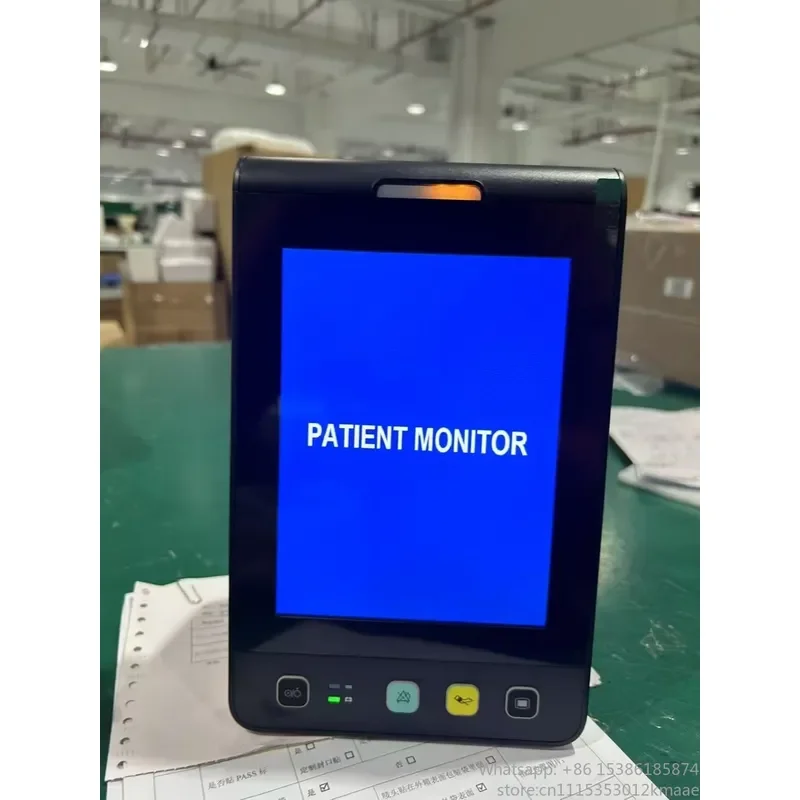 Vequyn E8 Patient Monitor with Mobile Trolley — Multi-Parameter Clinical Monitor
