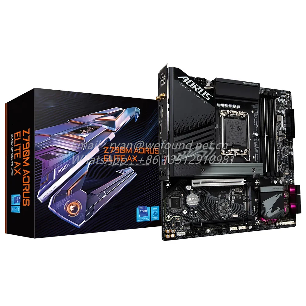 Z790M AORUS ELITE AX for GIGABYTE High Performance Desktop PC Motherboard  Wi-Fi 6E AX211