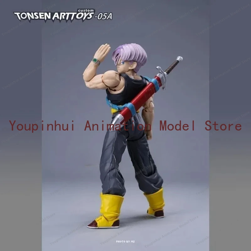 In Stock Tonsen Arttoys Dragon Ball Trunks S.H.Figuarts Super Saiyan Torankusu Figurals Brinquedos Anime Figure Action Model Toy