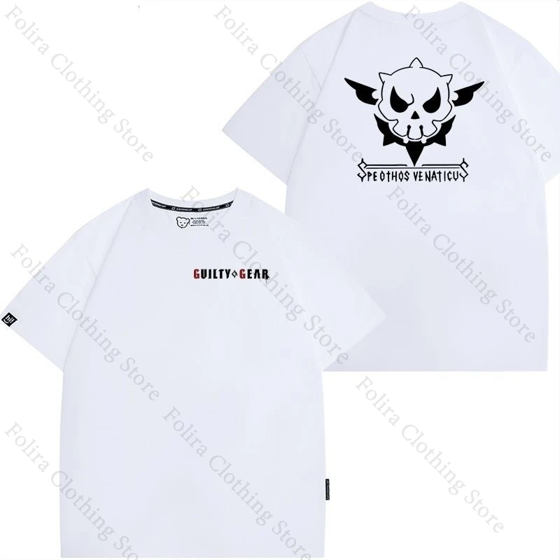 Game Guilty Gear Seires Elphelt Same T-shirt Casual Summer Tops Short Sleeve Tee Men Women Clothing Tshirt Street Wear