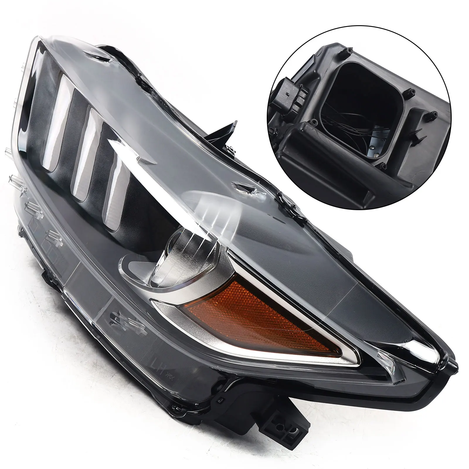 NEW Left Driver Side Projector HID/Xenon  Headlight LED Tube Headlamp For 2015-2017 Ford Mustang