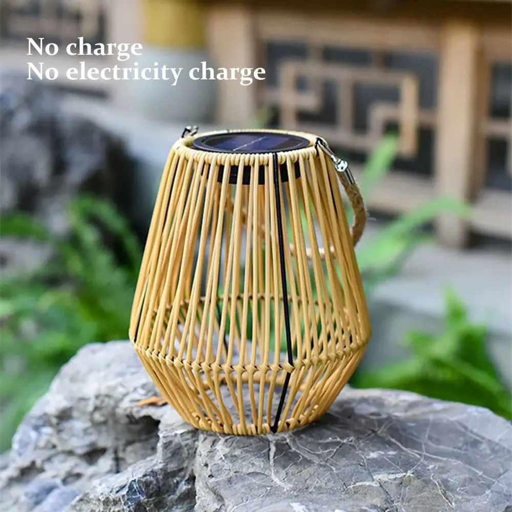 High Quality Solar Lantern Solar Powered Waterproof Hanging Lantern Automatic Secorate Ambiance Lights for Courtyard Garden