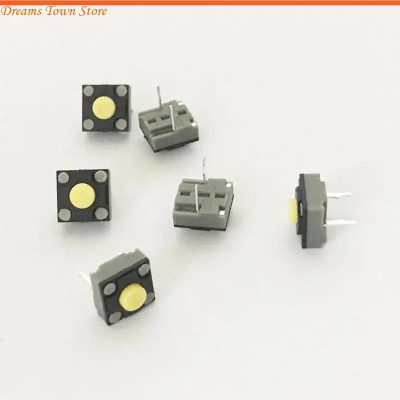 HX6A 2 stks 6x6x4,3 mm vierkante muis Micro -schakelaar voor consumentenelektronica Medische testcomputers Servers Mouse Micro