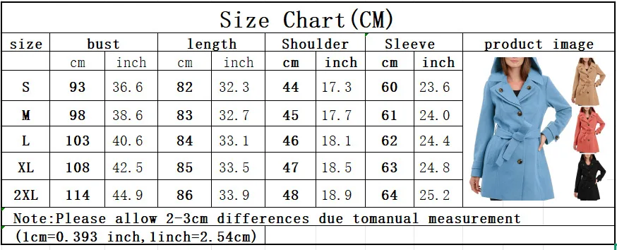2025 Autumn Winter Women's Thickened  Blend Coat Mid Long Multi Button Overcoat Warm Outerwear
