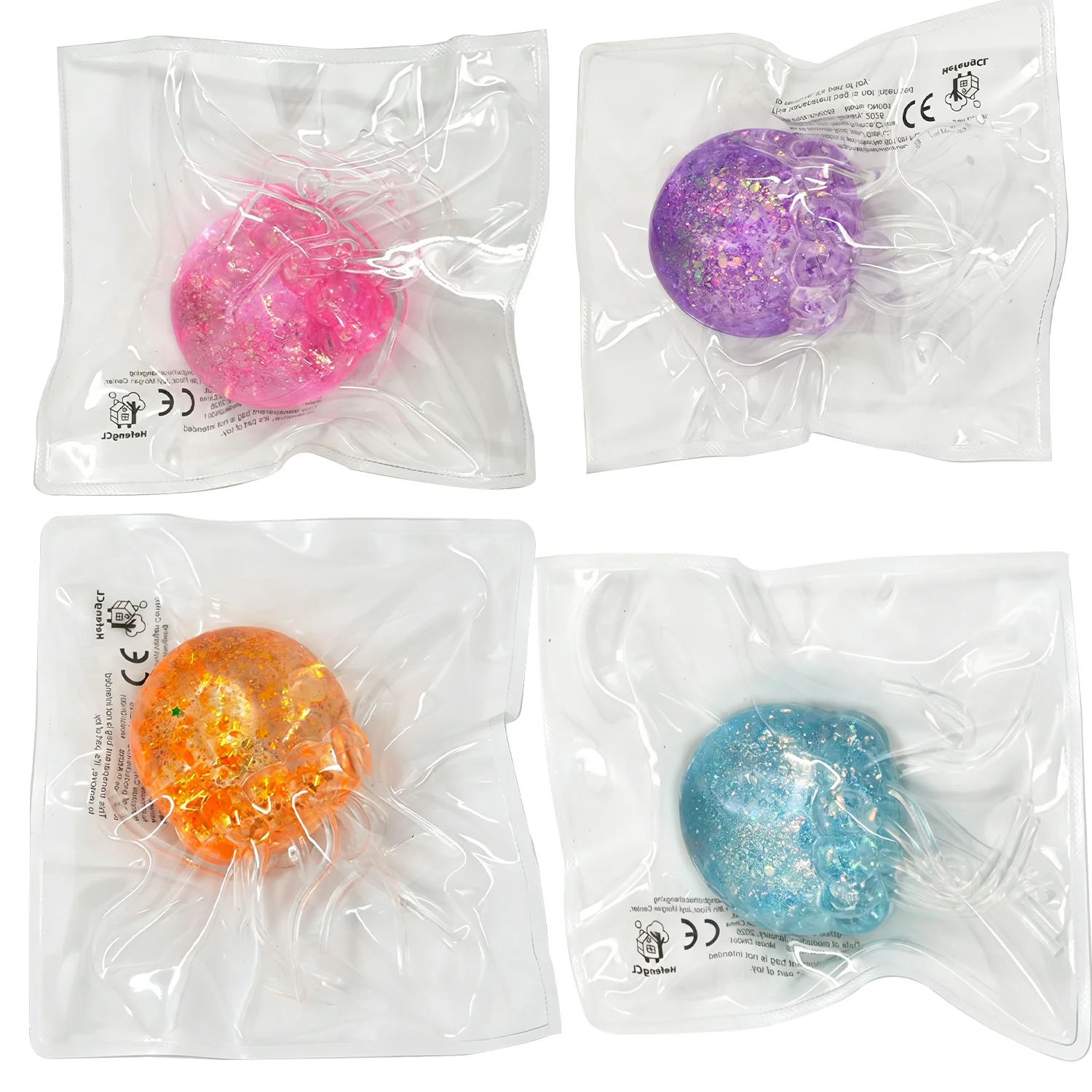 Aurora Pearl Octopus Jellyfish - Glowing Sea Creature Model for Educational And Decorative Purposes