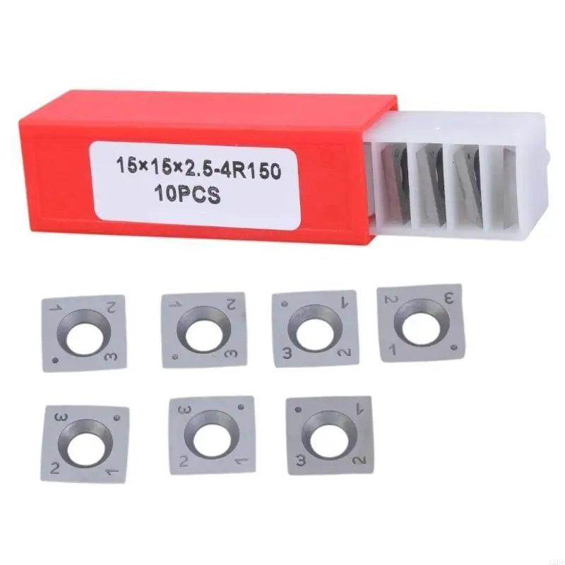 12PF 10pcs Square Insert Cutter for DIY Lathe Turning Rougher Tool
