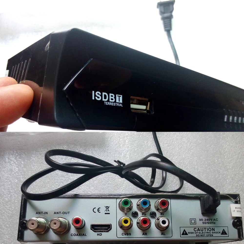 HD FTA ISDB-T receiver  isdb-t tv tuner Terrestrial Tv Receiver for Brazil Argentina Chile Venezuela Costa Rica Philippines