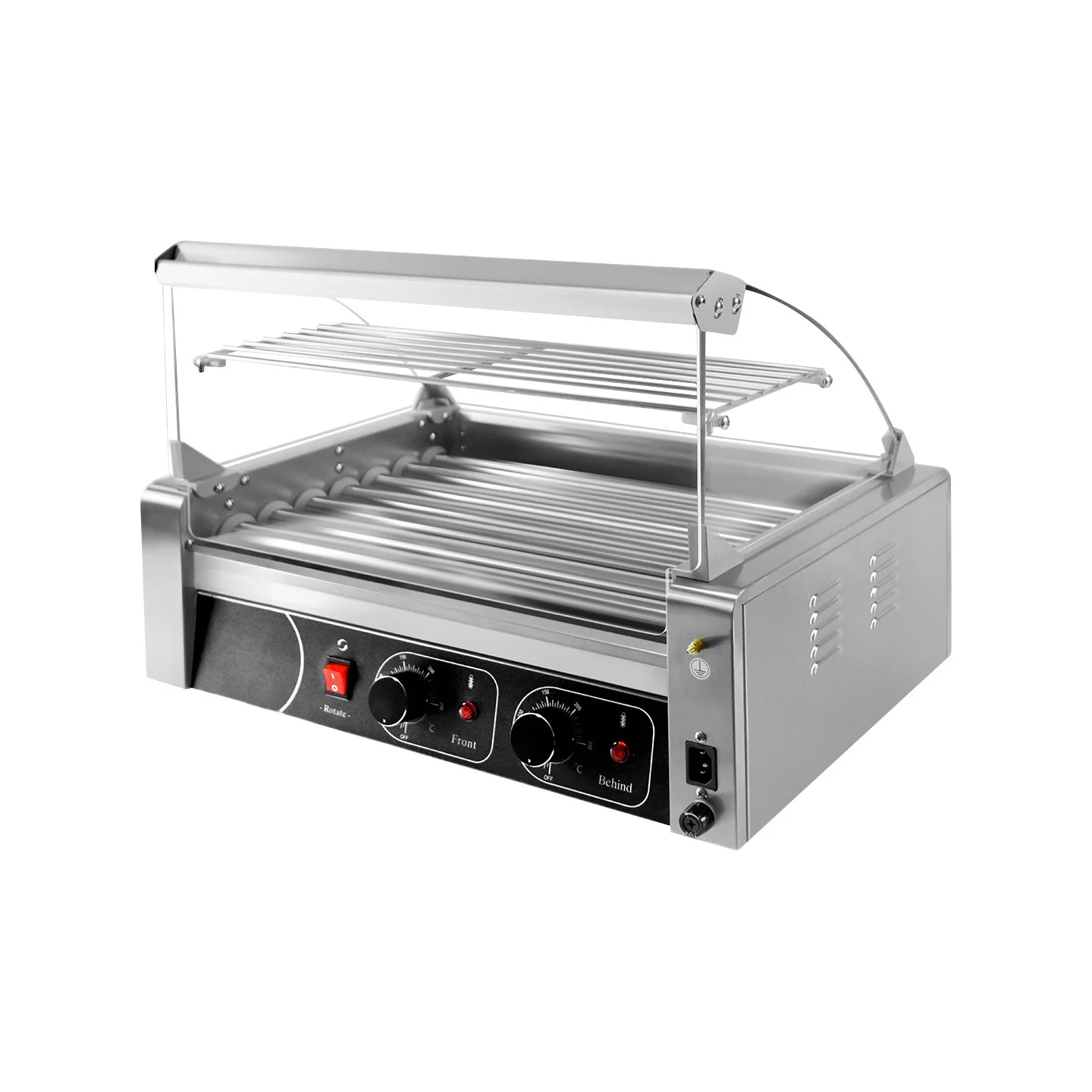 

A full set of roasted ham sausage roasting machine, fully automatic double temperature control