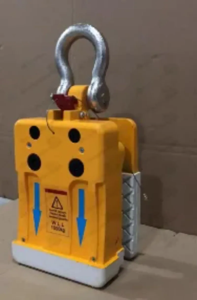 1000kg 15-50mm 10-30mm High Quality Stone Slab Liftier Clamp Granite Marble Lifting White Rubber Grip Range