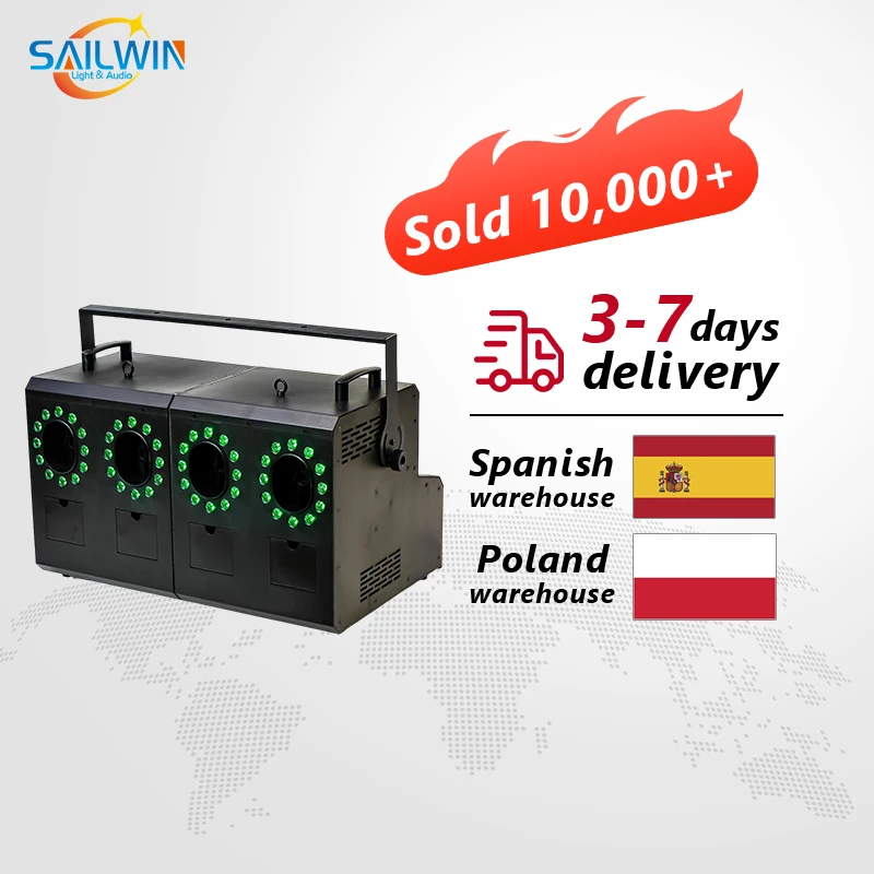 SailWin عالية الطاقة 3000 واط DMX LED آلة فقاعة الدخان المهنية الصوت والفيديو وحفلات الزفاف عرض حفلات DJ