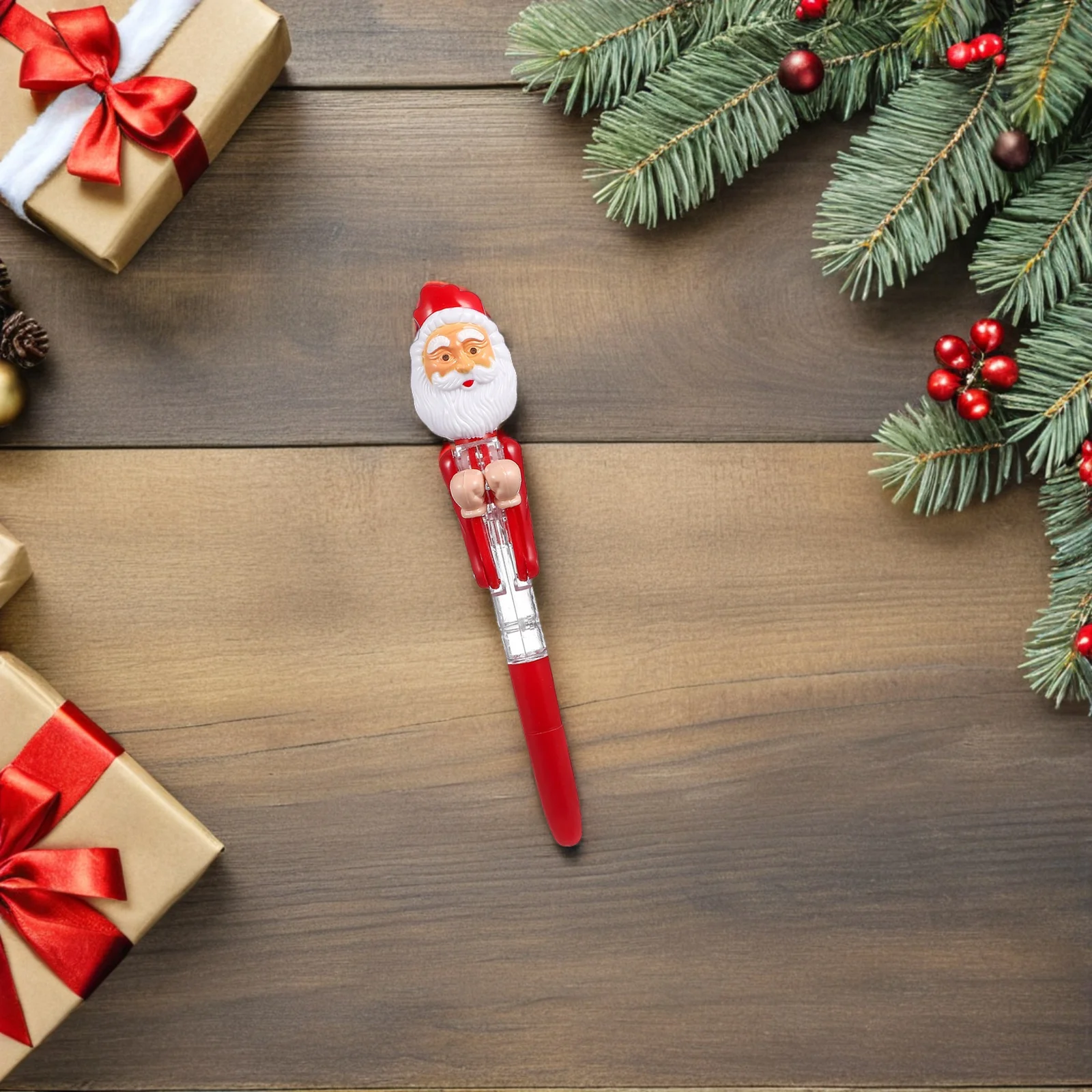 

3Pcs Flashing Pen Retractable Luminous Ballpoint Unique Christmas Gift for Classroom Incentives Office