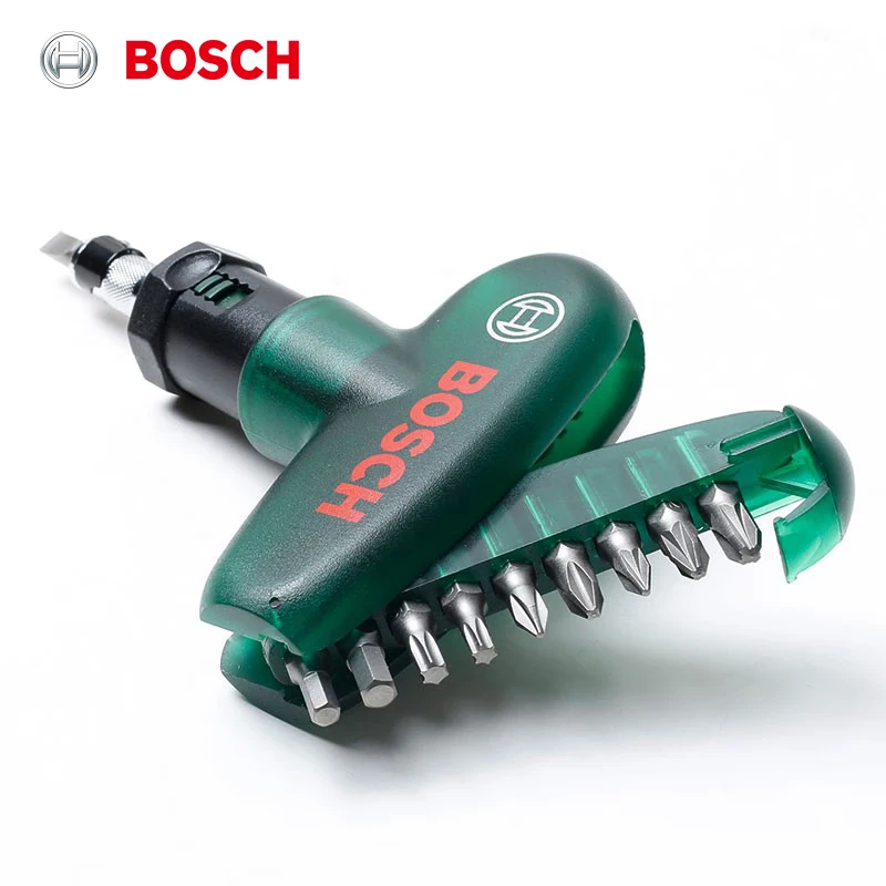 Bosch Electric Screwdriver Bit Set 9 Pcs 25mm Drill Bits 1 Ratchet Handle Power Tool Accessory Electric Holder Bits for Screwing