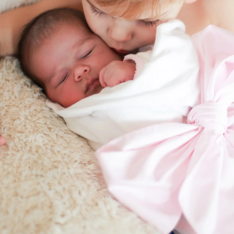 Happyy baby New Newborn Swaddle Sash Maternity Bow Sash Baby Swaddle Photography Shoot Prop