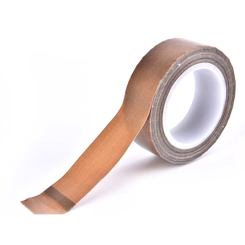 1pc 0.18mm 300 Degree High Temperature Resistance Adhesive Tape Cloth Heat Insulation Sealing Machine PTFE Tapes