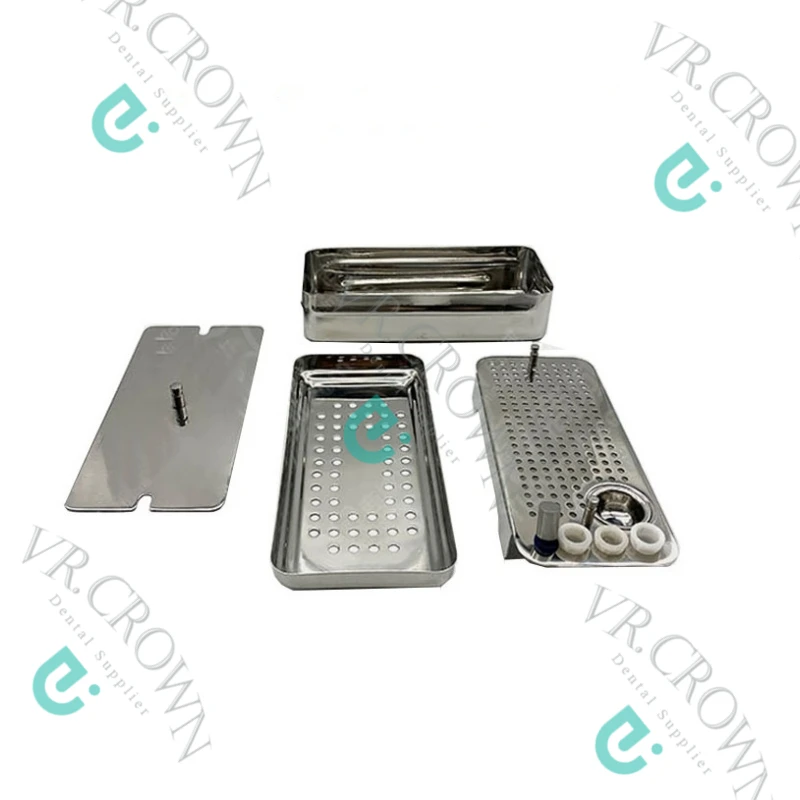 Dental PRF Box Stainless Steel Container Dental Instrument Box Sticky Bone Platelet Rich Fibrin PRF CGF Box