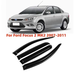 Per Ford Focus 2 MK2 2007-2011 Hatchbadk/berlina accessori per auto visiere per finestre pioggia protezione solare Vent deflettore del vento modanatura Trim