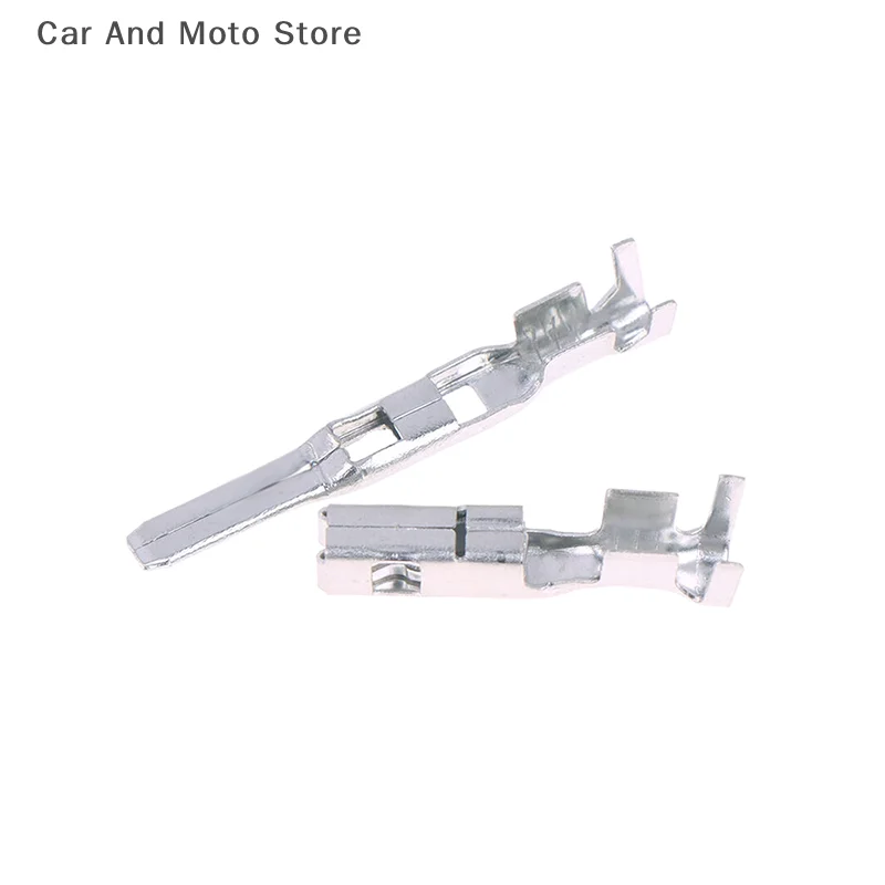 10 Pcs 2.8MM Car ECU Brass Crimp Terminal Wire FCI Big Pins For Connector DJ627-2.8A DJ616A-2.8*0.8B