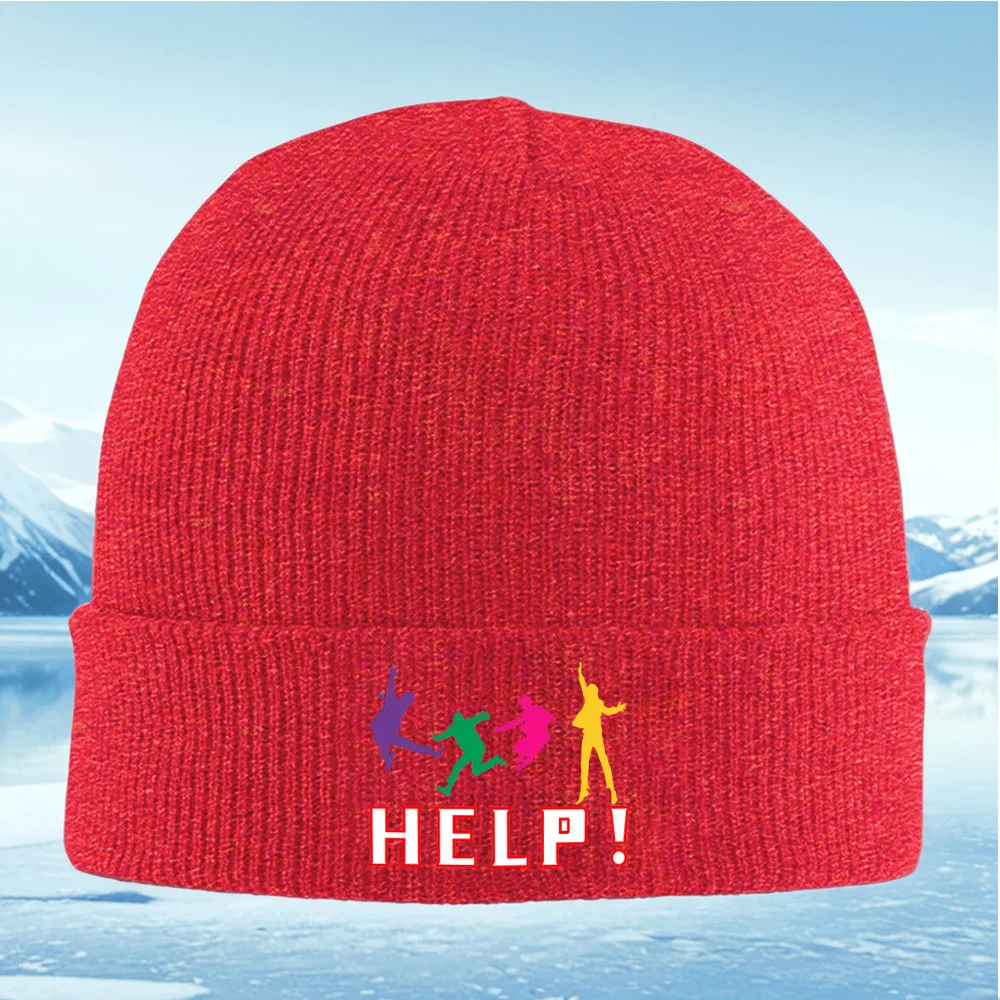 Figuren Saltadoras fondo negro Colorido Lue Hombres Mujer Unisex Shirt de Punto Gorro Jersey Gorgeous Overseas Mutton