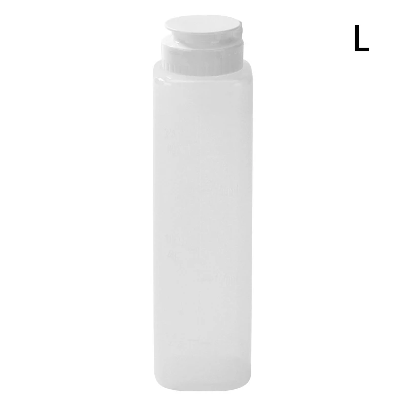 200/300ml Clear Squeeze Sauce Bottle, Dispenser Container for Ketchup, Mustard, Honey and Mayonnaise