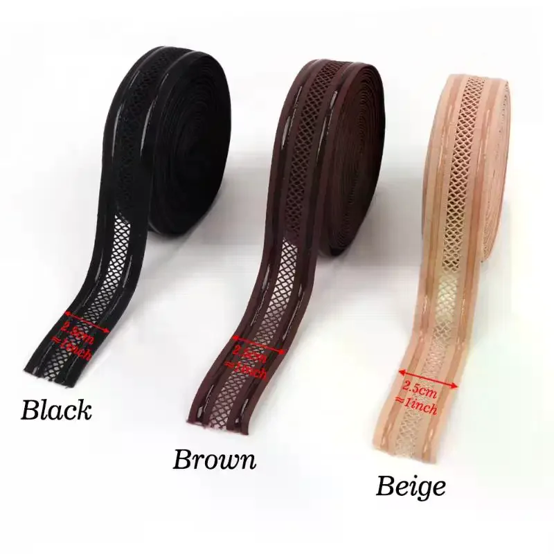 1Yards Silicone Anti Slip Mesh Elastic Band Wig Making Supplies Non-Slip Gripper Elastic For Wig Sewing Stretchable Horizontally