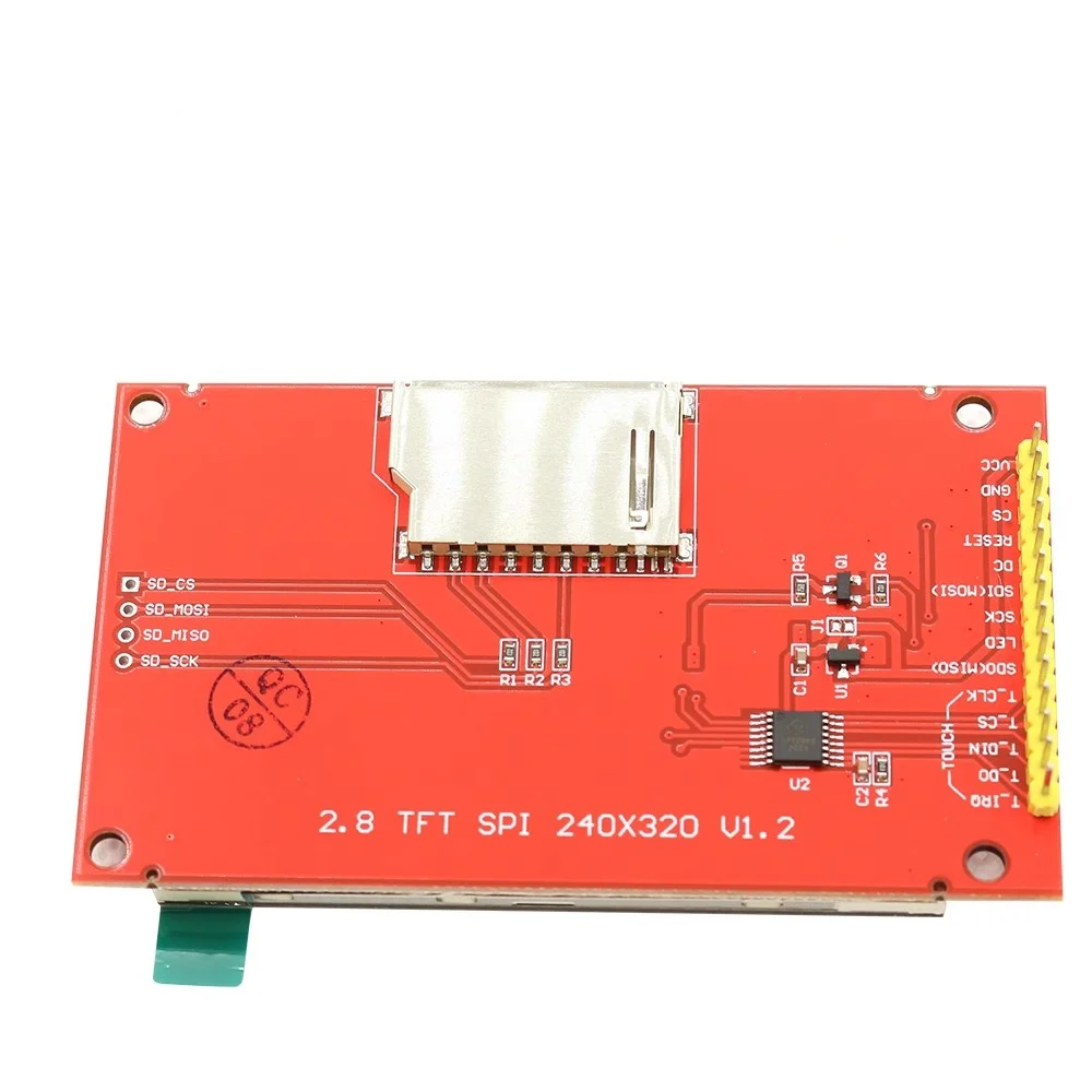 2.8 Inch SPI LCD Touch Module 240*320 TFT Module ILI9341 Takes Up At Least 4 IOs